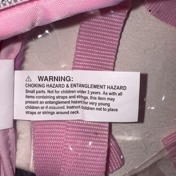 Unicorn clear pink/purple mini backpack - Picture 8 of 8